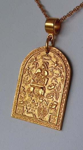 Saint Daimien of Molokai Amulet - Handmade